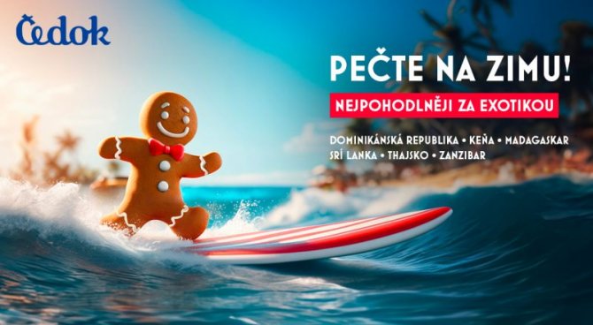 Great discounts on sightseeing tours and winter vacations with the Čedok travel agency