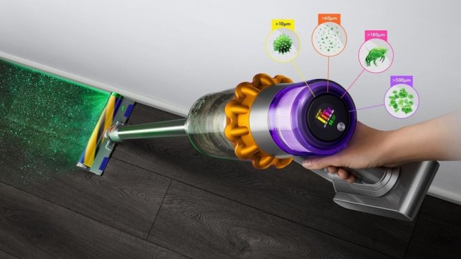 Sample of the shopping cart and applying a discount code for Dyson vacuums